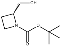 (R)-1-(TERT-BUTOXYCARBONYL)-2-AZETIDINEMETHANOL Structural