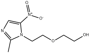 2-[2-(2-Methyl-5-nitroiMidazol-1-yl)ethoxy]ethanol Structural