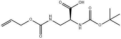 BOC-DAP(ALOC)-OH Structural