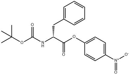 BOC-D-PHENYLALANINE 4-NITROPHENYL ESTER Structural