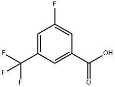 3-Fluoro-5-(trifluoromethyl)benzoic acid Structural