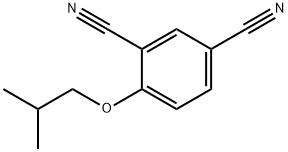 4-(2-Methylpropoxy)-1,3-benzenedicarbonitrile Structural