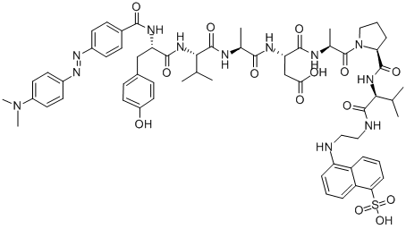 DABCYL-TYR-VAL-ALA-ASP-ALA-PRO-VAL-EDANS Structural