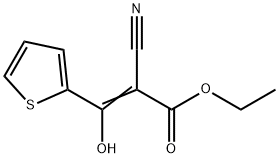 2-PROPENOIC ACID, 3-(2-THIENYL)-2-CYANO-3-HYDROXY-ETHYL ESTER