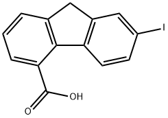 7-IODO-9H-FLUORENE-4-CARBOXYLIC ACID,7-Iodo-9h-fluorene-4-carboxylic acid, 95+%