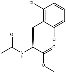 Methyl 3-(2,6-dichlorophenyl)-2-acetamidopropanoate Structural