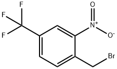 2-NITRO-4-(TRIFLUOROMETHYL)BENZYL BROMIDE Structural