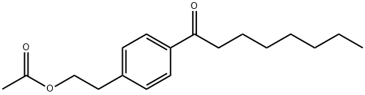 1-Octanone,1-[4-[2-(acetyloxy) ethyl]phenyl]-