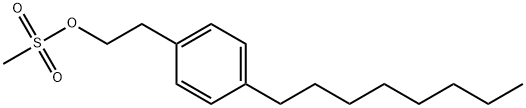 4-Octylphenethyl methanesulfonate Structural