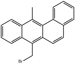 Benz(a)anthracene, 7-bromomethyl-12-methyl. Structural