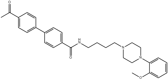 4'-ACETYL-N-[4-[4-(2-METHOXYPHENYL)-1-PIPERAZINYL]BUTYL]-[1,1'-BIPHENYL]-4-CARBOXAMIDE