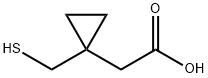 2-[1-(Mercaptomethyl)cyclopropyl]acetic acid Structural Picture