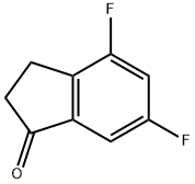 4,6-Difluoro-1-indanone Structural