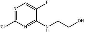 2-[(2-chloro-5-fluoro-4-pyrimidinyl)amino]ethanol Structural