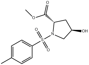 METHYL 4-HYDROXY-1-[(4-METHYLPHENYL)SULFONYL]-2-PYRROLIDINECARBOXYLATE Structural