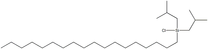 CHLORODIISOBUTYLOCTADECYLSILANE Structural