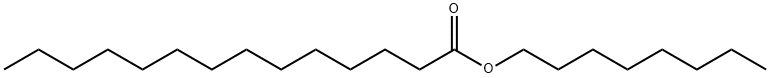 octyl myristate Structural