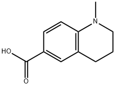 1-METHYL-1,2,3,4-TETRAHYDRO-QUINOLINE-6-CARBOXYLIC ACID Structural