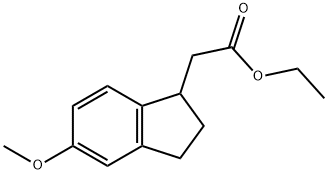 1H-INDENE-1-ACETIC ACID, 2,3-DIHYDRO-5-METHOXY-, ETHYL ESTER