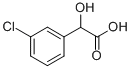 3-Chlorophenylglycolic acid Structural