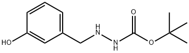 N-BOC-N''-(3-HYDROXYBENZYL)HYDRAZINE Structural