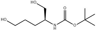 (S)-(-)-2-(BOC-AMINO)-1,5-PENTANEDIOL Structural