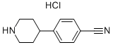 4-(PIPERIDIN-4-YL)BENZONITRILE HYDROCHLORIDE Structural