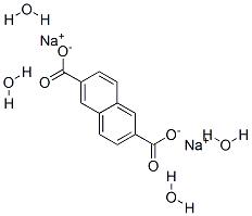 2,6-Naphthalene dicarboxylic acid disodium salt(tetra hydrate) Structural