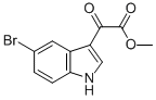 METHYL (5-BROMO-1H-INDOL-3-YL)(OXO)ACETATE Structural