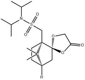 (S)-CAMPHORSULFONIC ACID DIISOPROPYLAMIDE GLYCOLATE ACETAL Structural