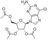 ACETIC ACID (2R,3R,4R,5R)-3,4-DIACETOXY-5-(2-AMINO-6-CHLORO-PURIN-9-YL)-TETRAHYDRO-FURAN-2-YLMETHYL ESTER