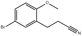 3-(5-bromo-2-methoxy-phenyl)propionitrile