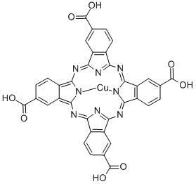 (TETRACARBOXYPHTHALOCYANINATO)COPPER(II) Structural