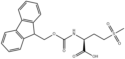 FMOC-MET(O2)-OH Structural