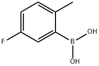 5-Fluoro-2-methylphenylboronic acid Structural