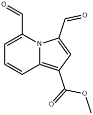 METHYL 3,5-DIFORMYL-1-INDOLIZINECARBOXYLATE Structural
