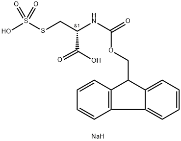 FMOC-CYS(SO3H)-OH DISODIUM SALT Structural