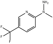 N-[5-(TRIFLUOROMETHYL)PYRID-2-YL]-N-METHYLHYDRAZINE Structural