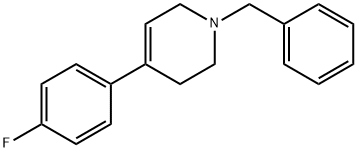 1-BENZYL-4-(4-FLUOROPHENYL)-1,2,3,6-TETRAHYDROPYRIDINE Structural