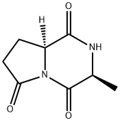 Pyrrolo[1,2-a]pyrazine-1,4,6(7H)-trione, tetrahydro-3-methyl-, (3S,8aS)- (8CI) Structural