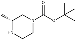 (R)-1-Boc-3-methylpiperazine Structural