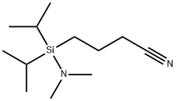 3-CYANOPROPYL(DIISOPROPYL)DIMETHYLAMINOSILANE Structural