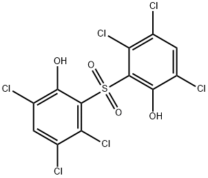 PHENOL,2,2'-SULFONYLBIS[3,4,6-TRICHLORO]- Structural