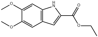 ETHYL 5,6-DIMETHOXYINDOLE-2-CARBOXYLATE Structural