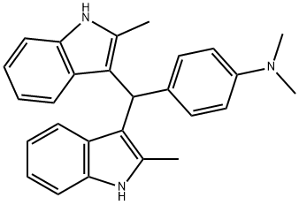 [4-[BIS(2-METHYLINDOL-3-YL)METHYL]]DIMETHYLANILINE