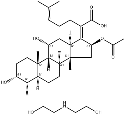 Diethanolamine Fusidate Structural