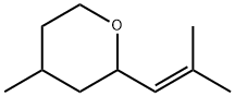 4-Methyl-2-(2-methyl-1-propenyl)tetrahydropyran (cis- and trans- mixture) Structural