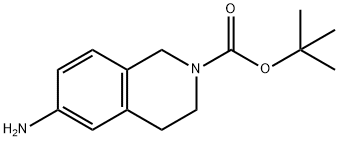 6-AMINO-2-N-BOC-1,2,3,4-TETRAHYDRO-ISOQUINOLINE Structural