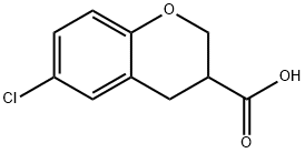 6-CHLORO-CHROMAN-3-CARBOXYLIC ACID Structural