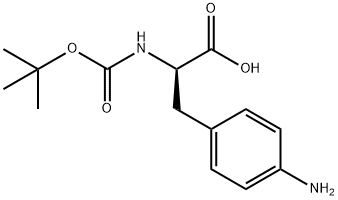 Boc-4-Amino-D-phenylalanine Structural